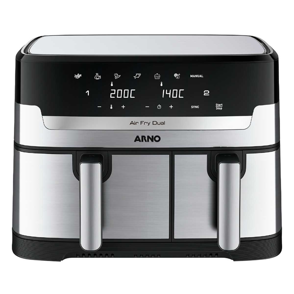 Fritadeira Elétrica Sem Óleo Air Fryer Arno Dual 8,3L AFD2 110V