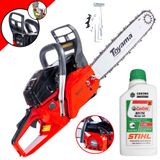 Moto Serra Motosserra À Gasolina Toyama Tcs53f-g2 49cc 2,8hp Sabre 16 Polegadas Ponta Rolante, Leve E De Alto Desempenho + Óleo Stihl 2 Tempos