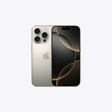 iPhone 16 Pro Apple (128GB) Natural, Tela de 6,3 pol, 5G e Câmera de 48MP (e-SIM)