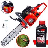 Motosserra Motorsserra Profissional Toyama Tcs53fg2 À Gasolina 2t 49cc 2,8hp De Potência, Robusta E De Alta Performance + Óleo Lubrificante 2t