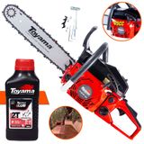 Motosserra Profissional À Gasolina Toyama Tcs53f-g2 49cc 2,8hp 13.500rpm Ideal Para Corte De Galhos E Árvores + Óleo Lubrificante 2t