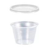 Kit 200 Potes Com Tampa De 100ml Descartáveis Gelatina Molho