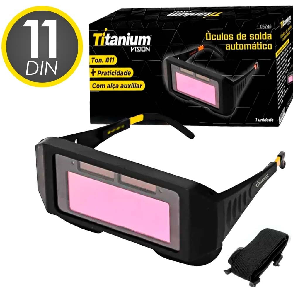 Oculos Solda Automatico Vision Ton. 11 Titanium