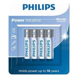 Pilha Alcalina Aaa 4 Unidades Lr03p48/59 - Philips
