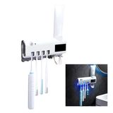 Porta Escovas Uv Dispensador De Pasta De Dente Automático