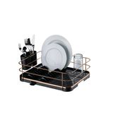 Escorredor De Loucas Aco Carbono/plastico 11 Pratos 982 Future