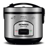 Panela Elétrica Mondial Pratic 6i Pe-43-6x Panela Elétrica De Arroz-127v-preto/inox