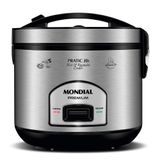 Panela Elétrica Mondial Pratic 10i Pe-42-10x Panela Elétrica De Arroz-127v-preto/inox