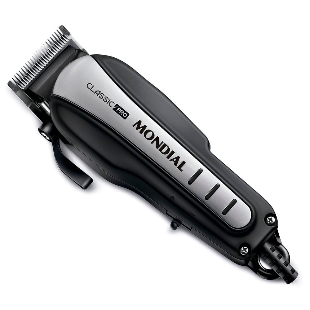 Cortador De Cabelos Mondial Classic Pro Cr-03 Cortador Cabelo-127v-preto/inox