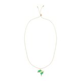Cordão De Algodão Com Pingente Brasil Agro Revestido Em Ouro