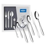 Kit Faqueiro Modena 24 Pcs Inox Jogo De Talheres Brinox
