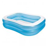 Piscina Inflável 540 Litros Intex Retangular Familiar Azul