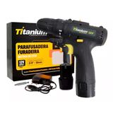 Parafusadeira E Furadeira T12 Special Edition 1,2ah 12v Bivolt Titanium