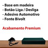 Luminária Led 3d Time Palmeiras Futebol Abajur Luxo Porco