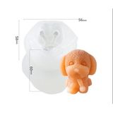 Urso Net Vermelho Bonito Urso Tridimensional De Silicone Abrasivo
