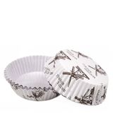 200 Pcs Rodada Revestido Copos De Papel Bolo, Alta