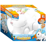 Meu Primeiro Coelhinho Com Luz E Som 16cm Zoop