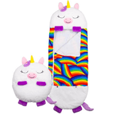 Pelucia Saco De Dormir 3 Em 1 Unicornio Bbr