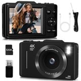 Câmera Digital Uhh Fhd 4k 48mp Com Cartão De 32gb 16x Zoom 2,8&quot;