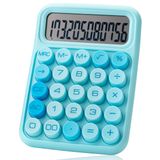 Calculadora Mr. Pen Mechanical Switch De 12 Dígitos Com Lcd Azul
