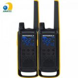 Rádio Comunicador Talkabout Motorola T470br 35km Amarelo-preto - Par - 2