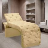 Maca Estofada Estética Cílios Regulável Spa Veludo Eloísa