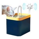 Bebedouro Fonte Gatos Água Sensor Presença Pet Azul Automati