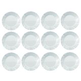 Prato De Sobremesa Duralex Opaline Pétala 19,5 Cm 12 Unidades - Nadir
