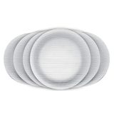 Prato Raso Vidro Duralex 23cm Diamante 6 Unidades - Nadir