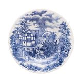 Prato Fundo Com Estampa Cena Inglesa 21,5cm 1 Unidade Biona