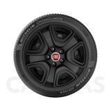1x Calota Fiat Toro 2021 Aro 16 Preto Emblema 300cp