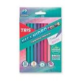 Canetinha Hidrocor Mega Hidro Tons Pastel Com 12 Cores