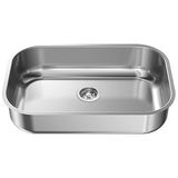 Cuba Retangular Ghel Plus N2 Inox 560x350x170mm Aço 430 Sem Válvula Polida - Embalagem Com 3 Unidades