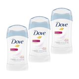 Kit 3 Desodorante Antitranspirante Stick Dove Powder 45g