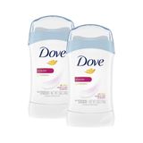 Kit 2 Desodorantes Antitranspirantes Stick Dove Powder 45g