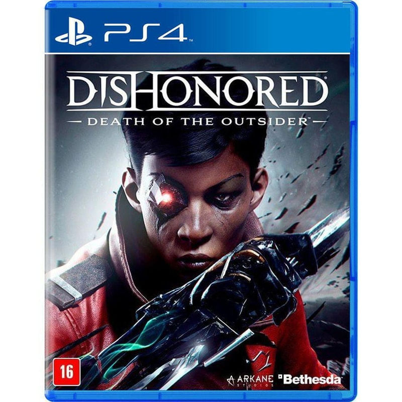 Jogo Midia Fisica Dishonored Death Of The Outsider Para Ps4