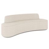 Sofá 3 Lugares Para Sala De Estar Living 210cm Koane D06 Linho Pérola - Mpozenato