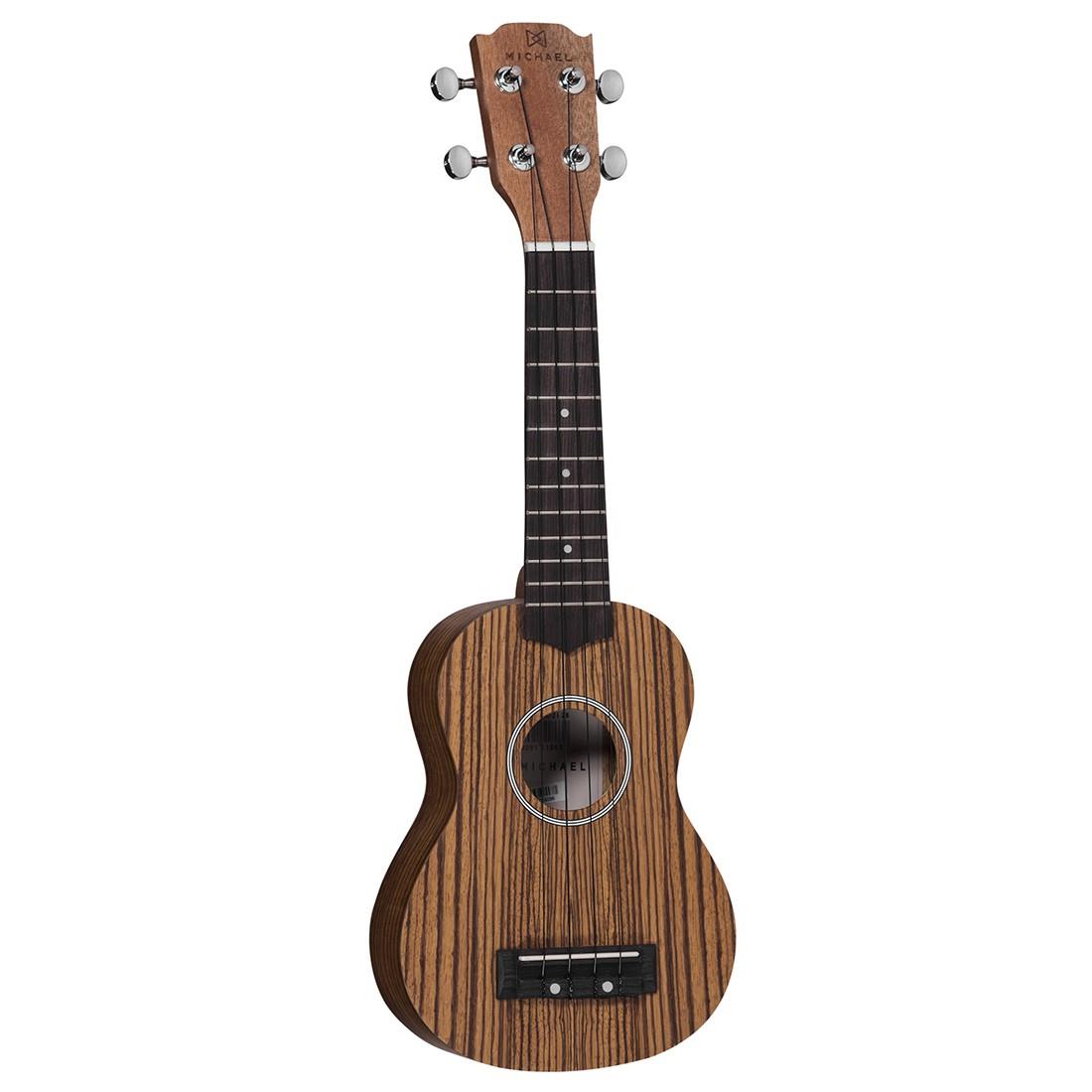 UKULELE ACUSTICO MICHAEL SOPRANO MK21 ZB ¿ ZEBRA