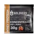 Kit: Sachê Whey Protein 30g - 3 Unidades - Soldiers Nutrition Cookies