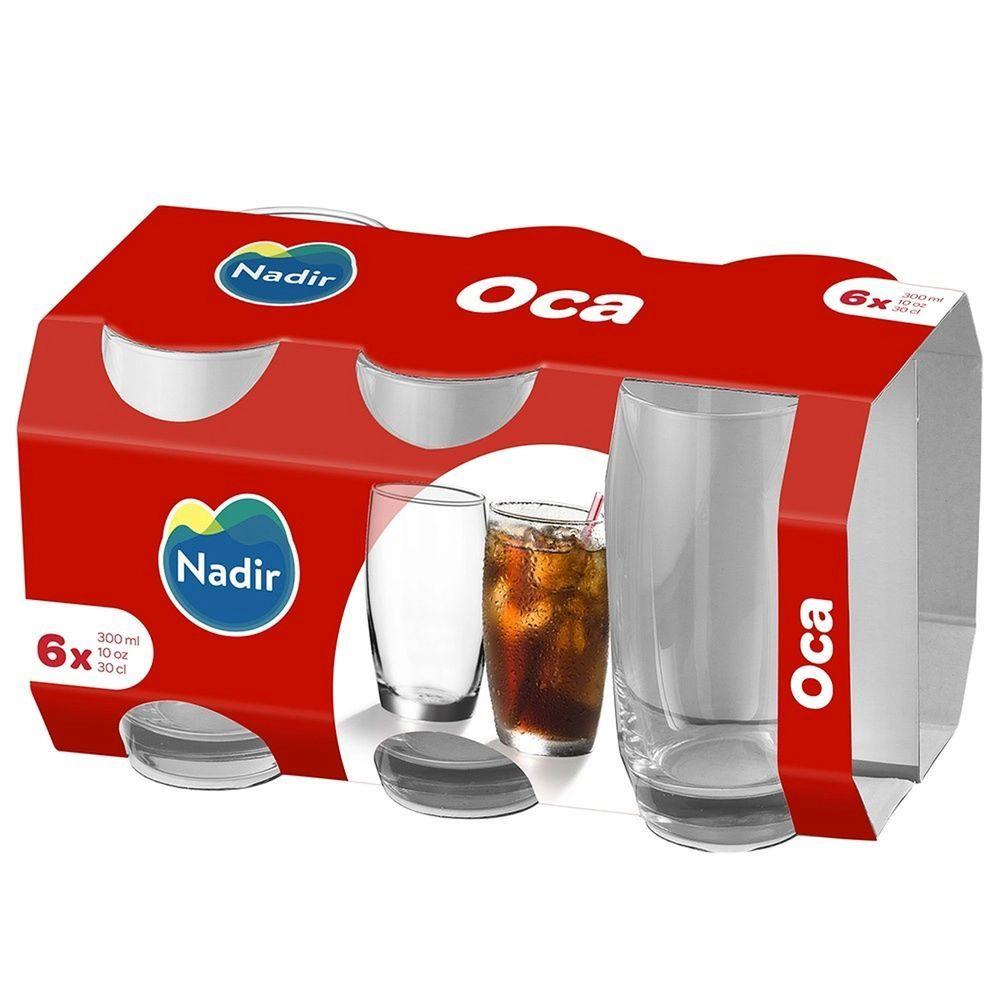 Jogo De Copos Oca Ld 300ml 6 Unidades 7729 - Nadir