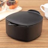 Açucareiro Elegance 250 Ml Preto Com Colher - Micromax