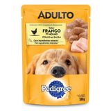 Ração Úmida Para Cachorro Pedigree Adulto Sachê Frango 100g - Embalagem Com 18 Unidades