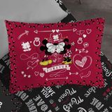 Fronha Avulsa Mickey/Minnie Infantil Em Malha - Vermelho