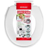 Assento Sanitário Oval Para Cadeira De Banho Almofadado