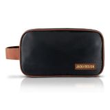 Necessaire  Alça Lateral Masculina Preto/Marrom Jacki Design