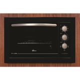 Forno Elétrico Fischer Fit Line Embutir 48L Frontal Preto 127V