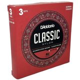 Kit 3 Encordoamentos Nylon Violão Tensão Normal Ej27n 3d