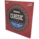 Encordoamento Nylon Violão D&#39;addario Ej27h Tensão Alta