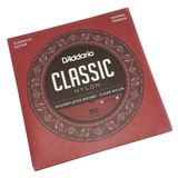 Cordas D&#39;addario Nylon Transparente Violão Ej27n Regular