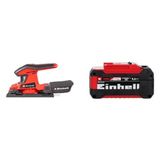 Kit Lixadeira Orbital A Bateria - Tc-os 18/187 1 Bateria Power X-change 18v 5,2ah Plus Einhell Preto